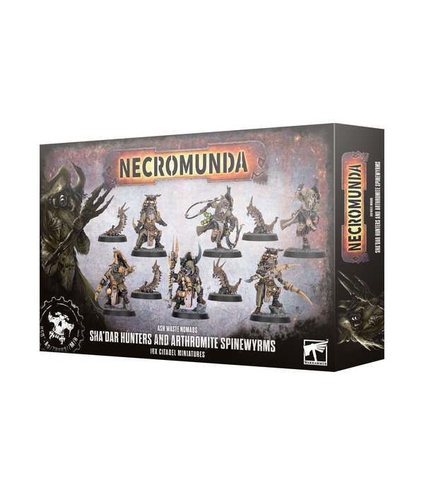 NECROMUNDA SHADAR HUNTERS AND ARTHROMITE SPINEWYRMS