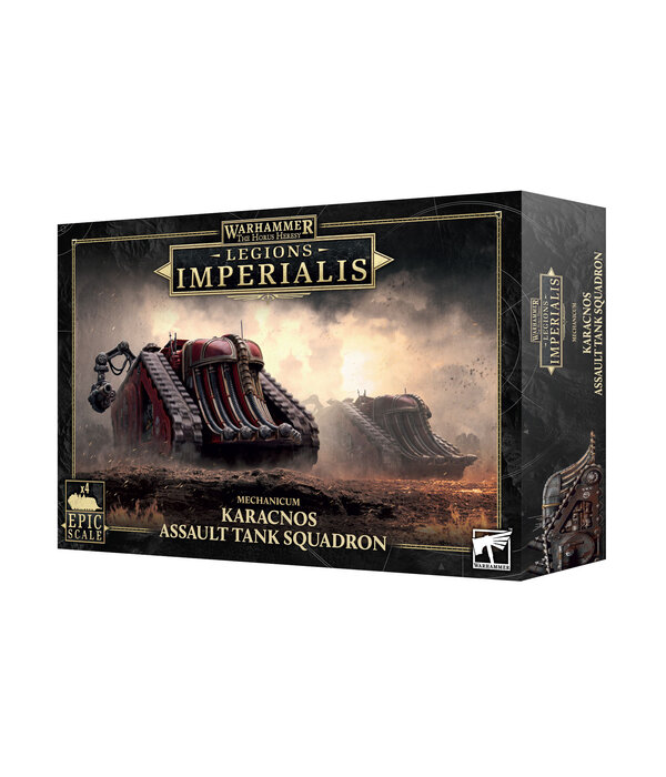 LEGIONS IMPERIALIS MECHANICUM KARACNOS ASSAULT TANK SQUADRON