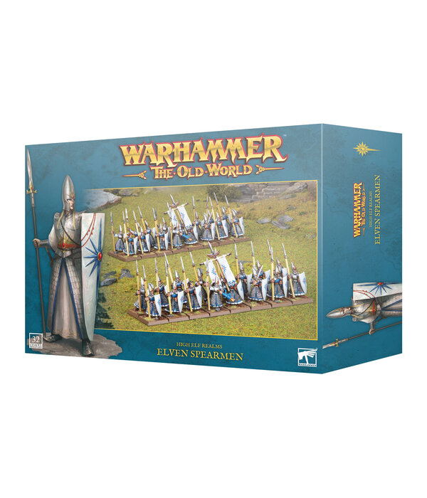 THE OLD WORLD HIGH ELF REALMS ELVEN SPEARMEN