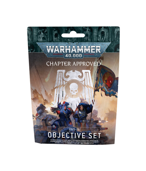 40k CHAPTER APPROVED OBJECTIVES SET 2025-2026