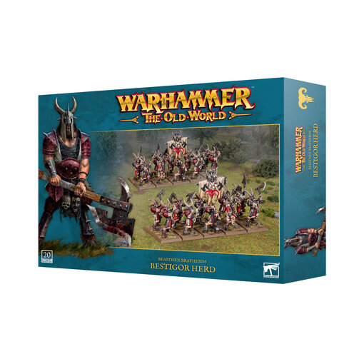 THE OLD WORLD BEASTMEN BRAYHERDS BESTIGOR HERD