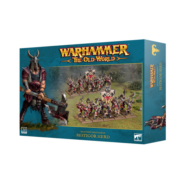 THE OLD WORLD BEASTMEN BRAYHERDS BESTIGOR HERD