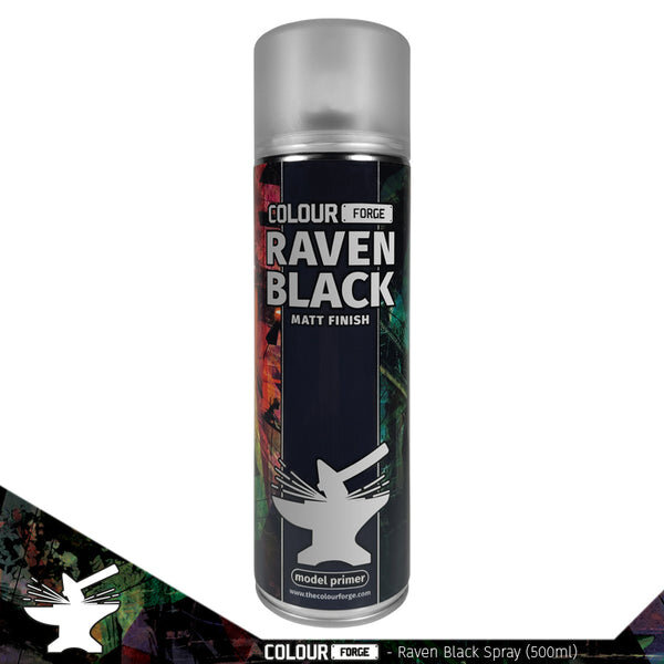 Colour Forge Spray RAVEN BLACK (500ml)