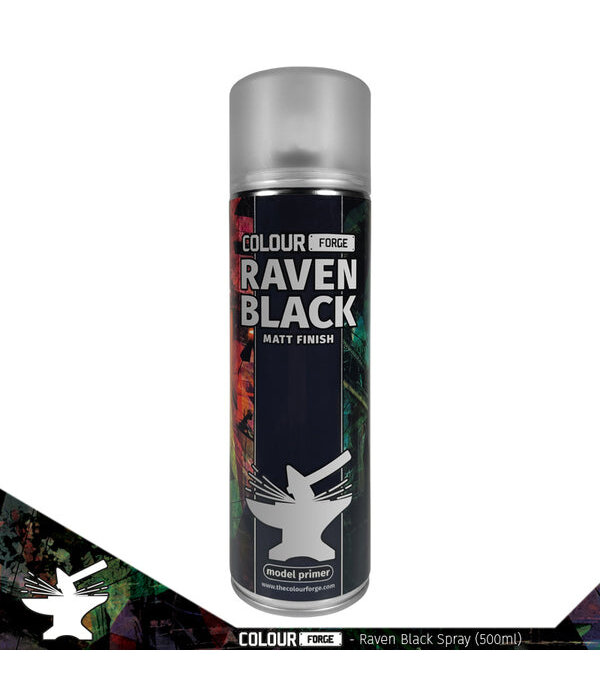 Colour Forge Spray RAVEN BLACK (500ml)
