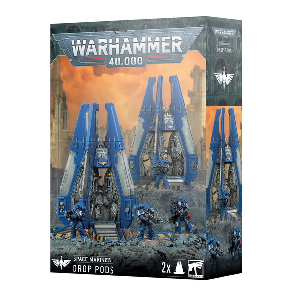 SPACE MARINES DROP PODS