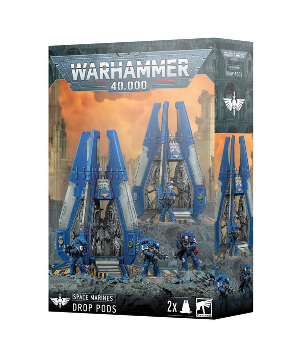 SPACE MARINES DROP PODS
