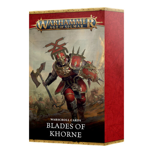 WARSCROLL CARDS BLADES OF KHORNE (2025)