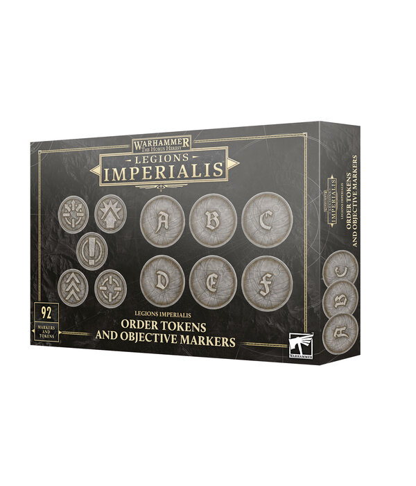 LEGIONS IMPERIALIS ORDER TOKENS AND OBJECTIVES MARKERS
