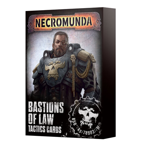 NECROMUNDA BASTIONS OF LAW TACTICS CARDS
