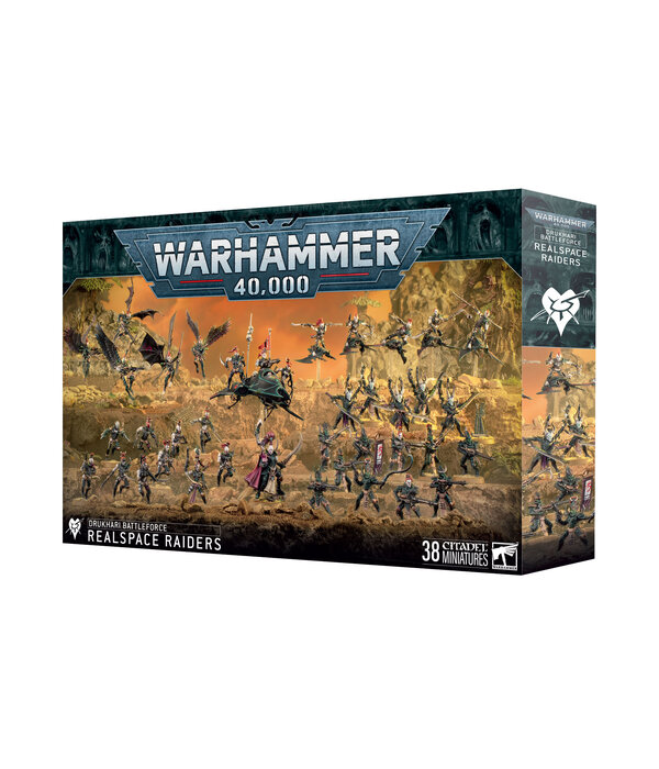 DRUKHARI REALSPACE RAIDERS BATTLEFORCE (ADD 3$ S&H)