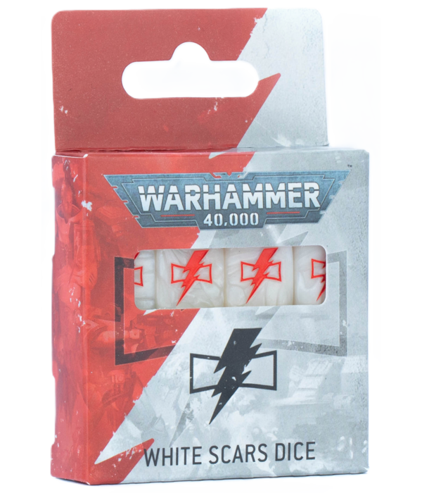 WARHAMMER 40000 WHITE SCARS DICE