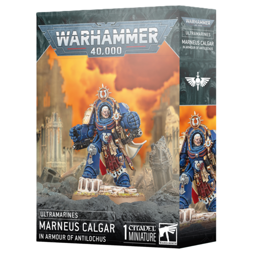 SPACE MARINES MARNEUS CALGAR IN ARMOUR OF ANTILOCHUS