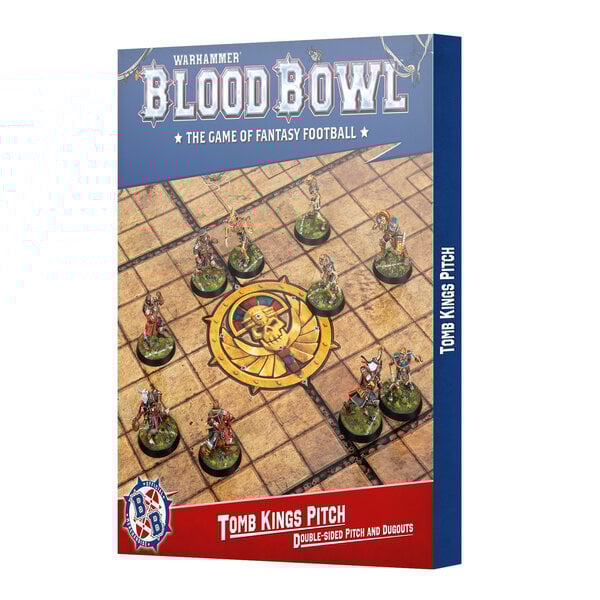 BLOOD BOWL TOMB KINGS TEAM PITCH AND DUGOUTS