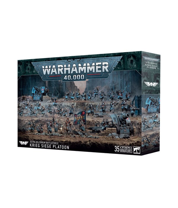 ASTRA MILITARUM KRIEG SIEGE PLATOON BATTLEFORCE (ADD $3 S&H)