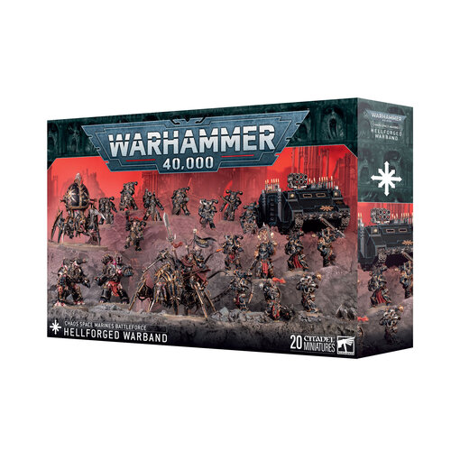CHAOS SPACE MARINES HELLFORGED WARBAND BATTLEFORCE