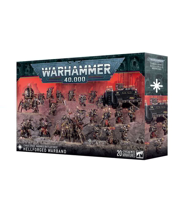 CHAOS SPACE MARINES HELLFORGED WARBAND BATTLEFORCE (ADD $3 S&H)