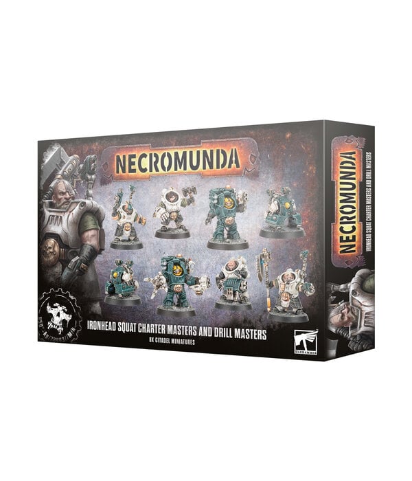 NECROMUNDA IRONHEAD SQUAT CHARTER AND DRILL MASTERS