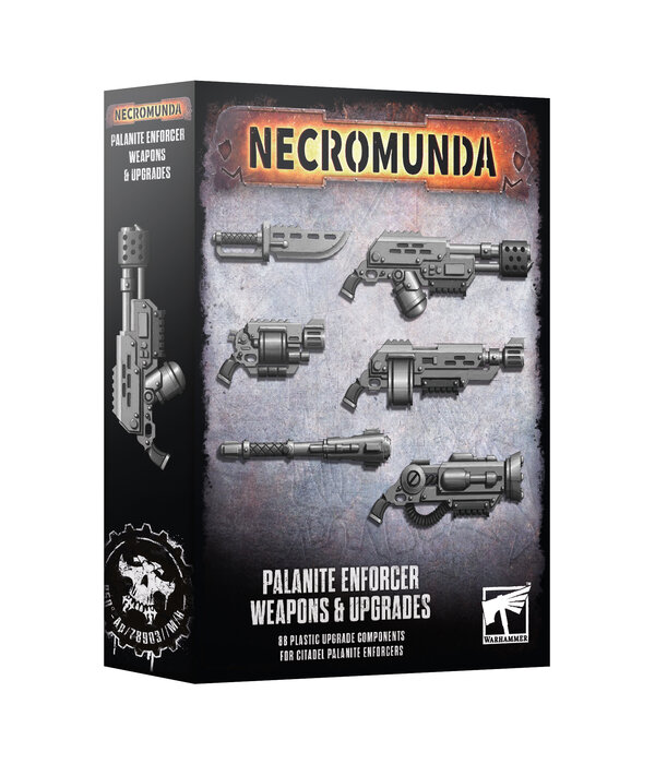 NECROMUNDA ENFORCER WEAPONS AND UPGRADES