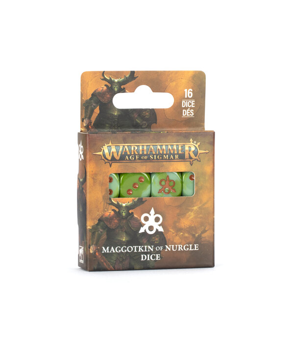 AGE OF SIGMAR MAGGOTKIN OF NURGLE DICE