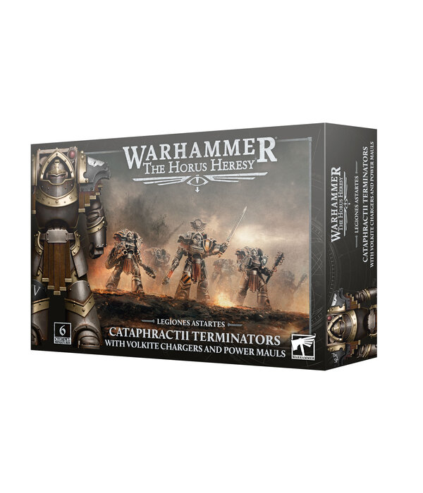 HORUSY HERESY LEGIONES ASTARTES CATAPHRACTII TERMINATORS WITH POWER MAULS