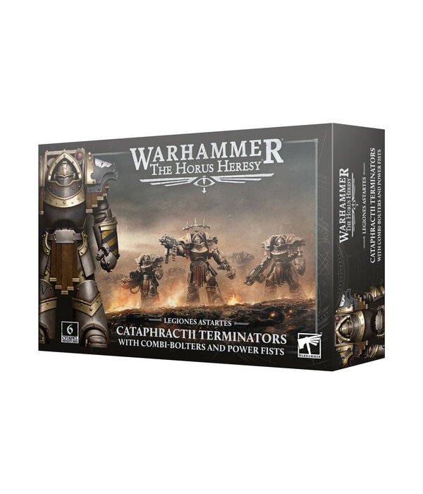 HORUSY HERESY LEGIONES ASTARTES CATAPHRACTII TERMINATORS WITH POWER FISTS