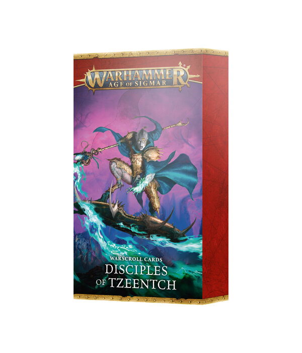 WARSCROLL CARDS DISCIPLES TZEENTCH (2026)