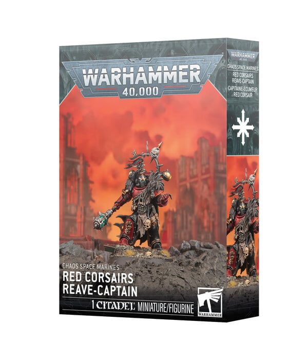 CHAOS SPACE MARINES RED CORSAIRS REAVE-CAPTAIN