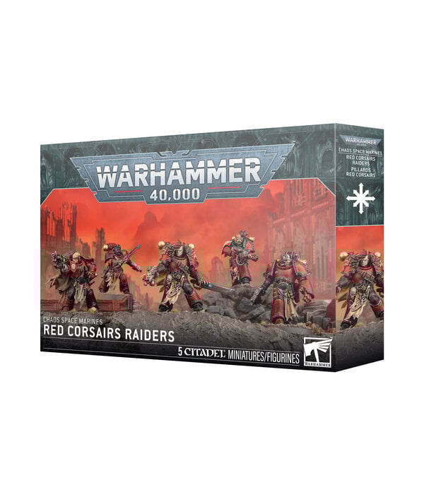 CHAOS SPACE MARINES RED CORSAIRS RAIDERS