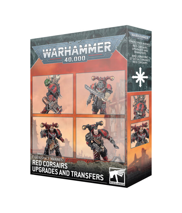 CHAOS SPACE MARINES RED CORSAIRS UPGRADES AND TRANSFERS