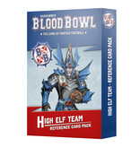 BLOOD BOWL HIGH ELF TEAM REFERENCE CARDS
