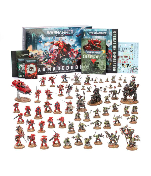WARHAMMER 40K 11TH ED ARMAGEDDON STARTER BOX (ADD $3 S&H)
