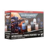40K SPACE MARINE INTERCESSORS + PAINTS 11TH ED