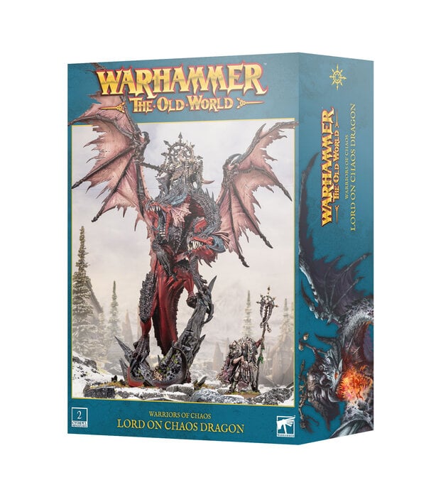 THE OLD WORLD WARRIORS OF CHAOS LORD ON CHAOS DRAGON