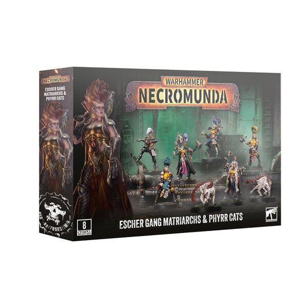 NECROMUNDA ESCHER GANG MATRIARCHS AND PHYRR CATS