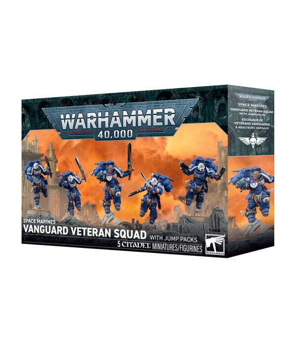 SPACE MARINES VANGUARD VETERAN SQUAD WITH JUMP PACKS