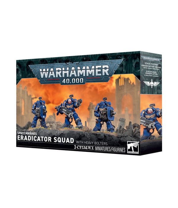 SPACE MARINES ERADICATOR SQUAD WITH HEAVY BOLTERS