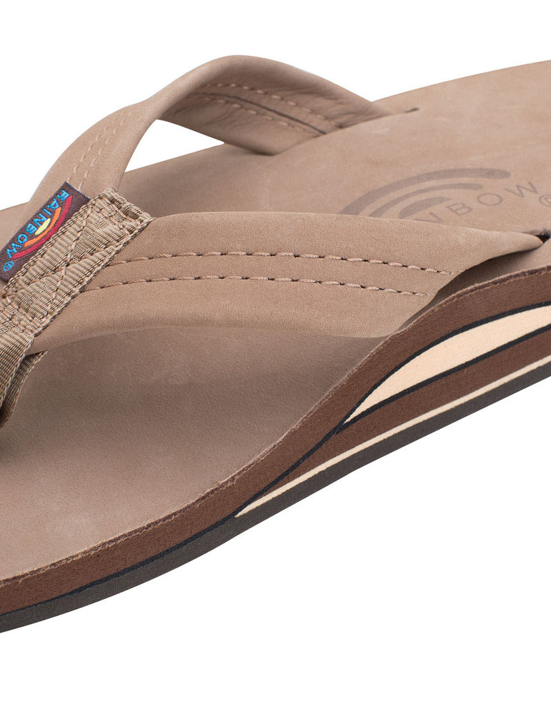 Rainbow Rainbow Men's Sandals Double Layer Premier Leather w/ Arch Support