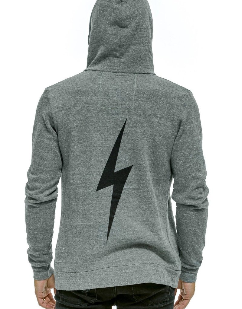 aviator nation grey moletom com capuz