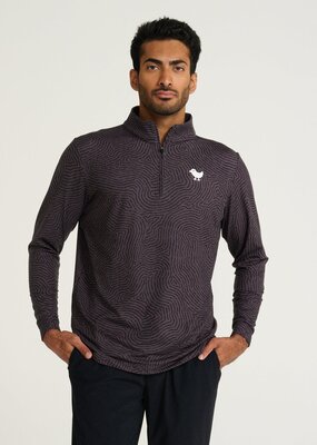 Bad Birdie Bad Birdie Printed Quarter Zip Imprint