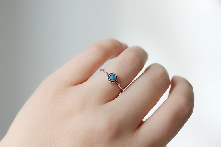 Tiny Opal Ring