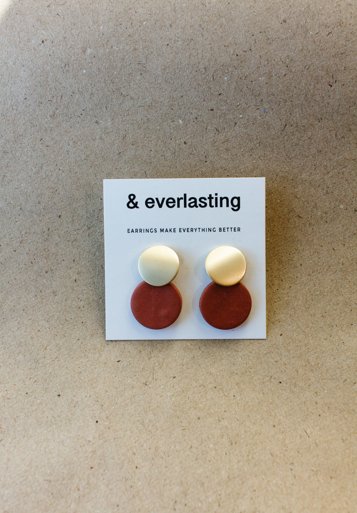 & Everlasting Sara Clay Earrings