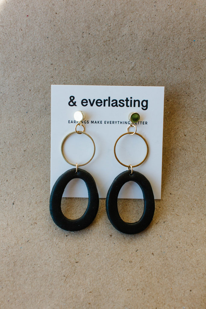 & Everlasting Elizabeth Clay Earrings