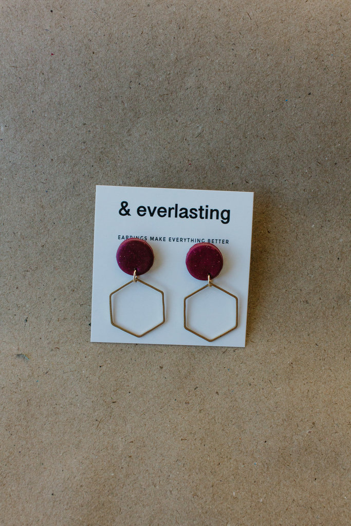 & Everlasting Lexi Clay Earrings