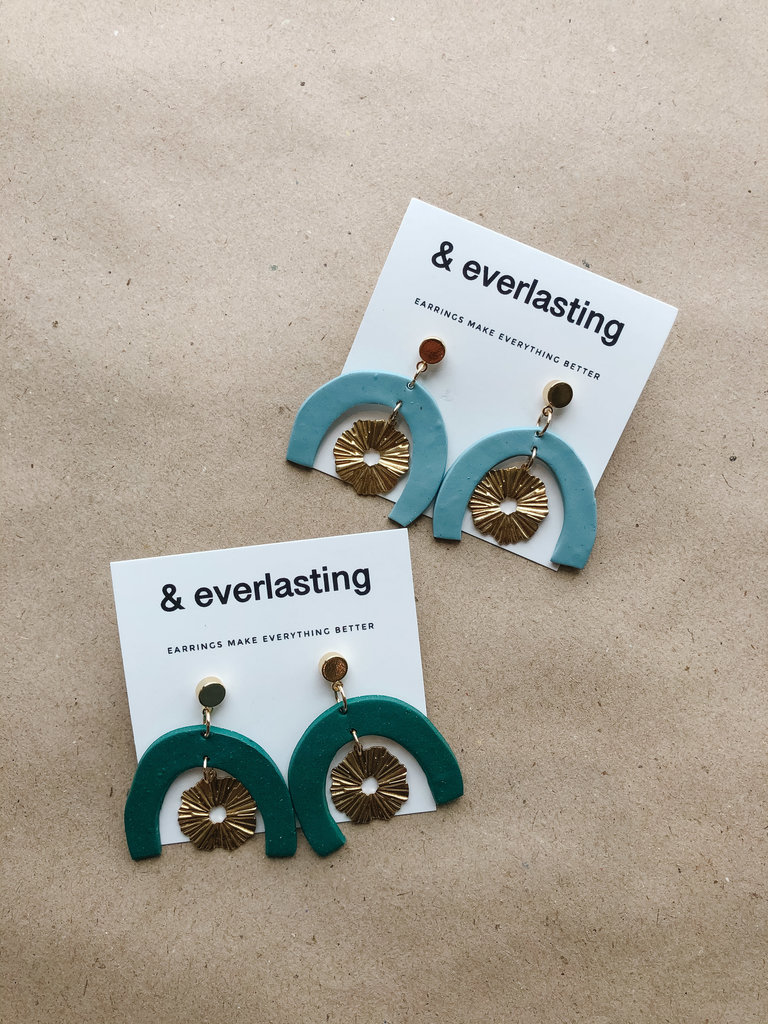 & Everlasting Treasured Clay Earrings