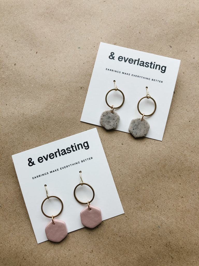 & Everlasting Amelia Clay Earrings