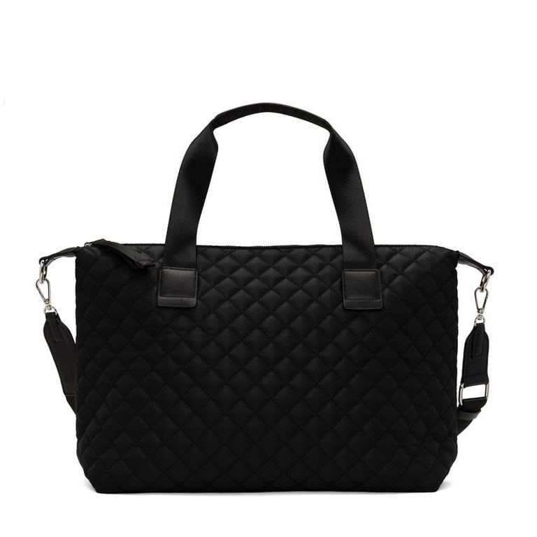 Co-Lab Billie Quilted Nylon Tote With Crossbody Strap