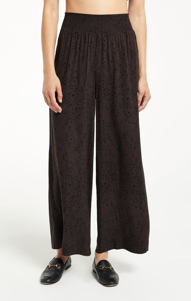 Z Supply Pull On Wide Leg Printed Pant