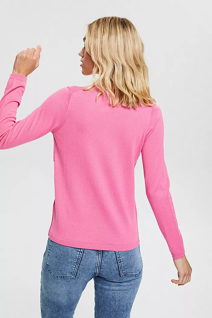 Esprit Long Sleeve Light Knit V-Neck Sweater