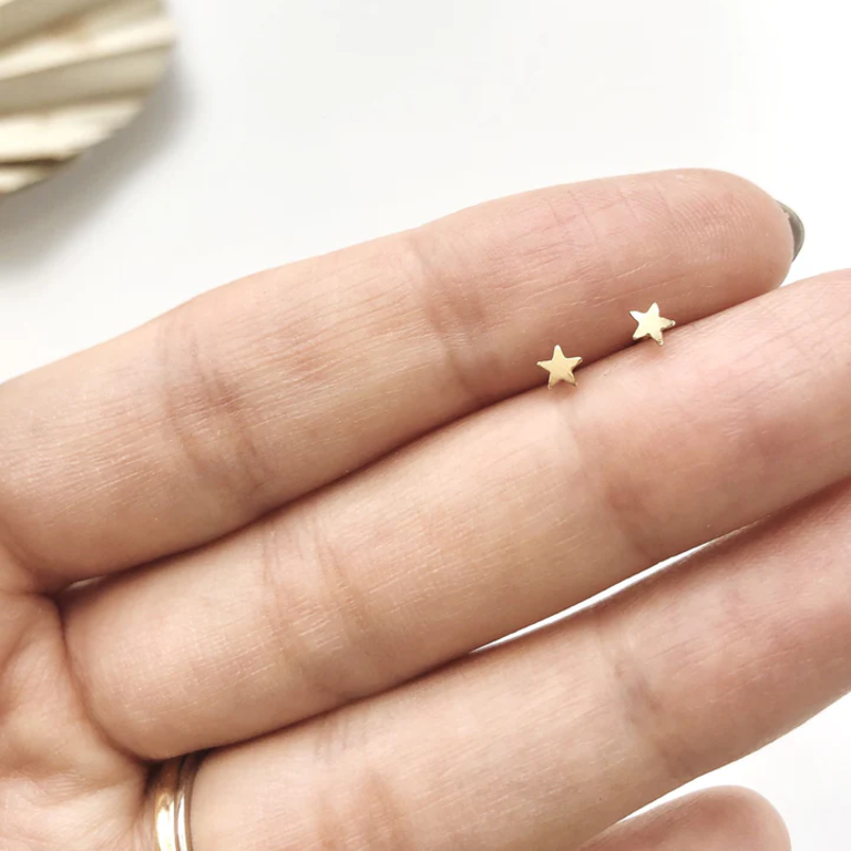 For the Seconds Mini Star Studs