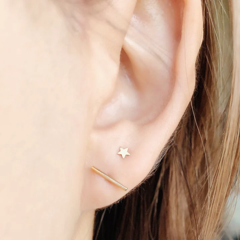 For the Seconds Mini Star Studs